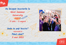 Au început înscrierile pentru West Summer University (WSU) 2025!